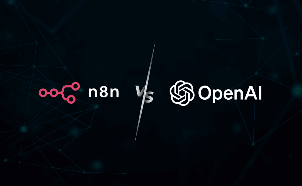 n8n versus OpenAI logo comparison